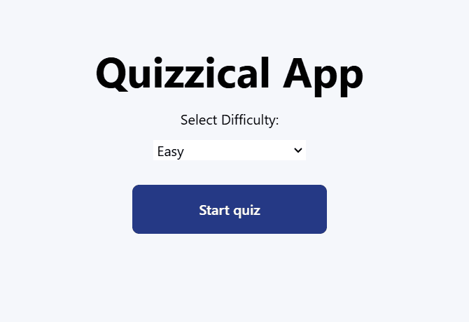 Quizzical App